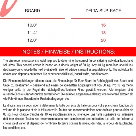 MAUI ULTRA FINS DELTA SUP