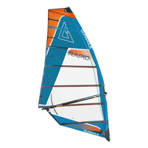 Gunsails Rapid 2023, no cam free-race windsurf sail.