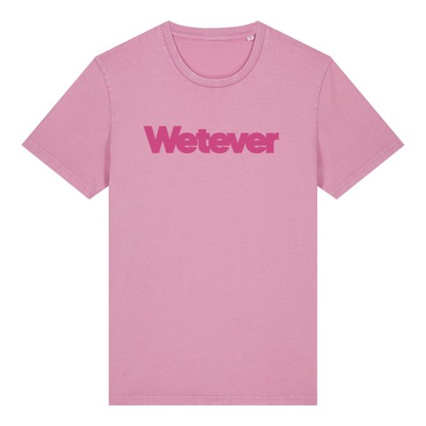 T-shirt Wetever pink bubble T-shirt Wetever pink bubble