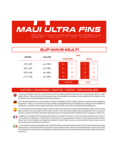 MAUI ULTRA FINS SUP MULTI WAVE CENTER 2